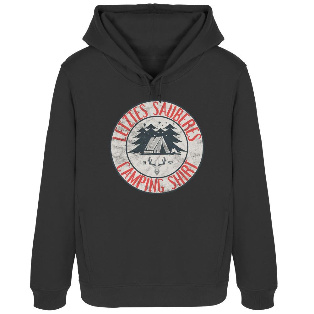 Letztes sauberes Camping Shirt - Damen Bio Hoodie - Kiebitzdelle