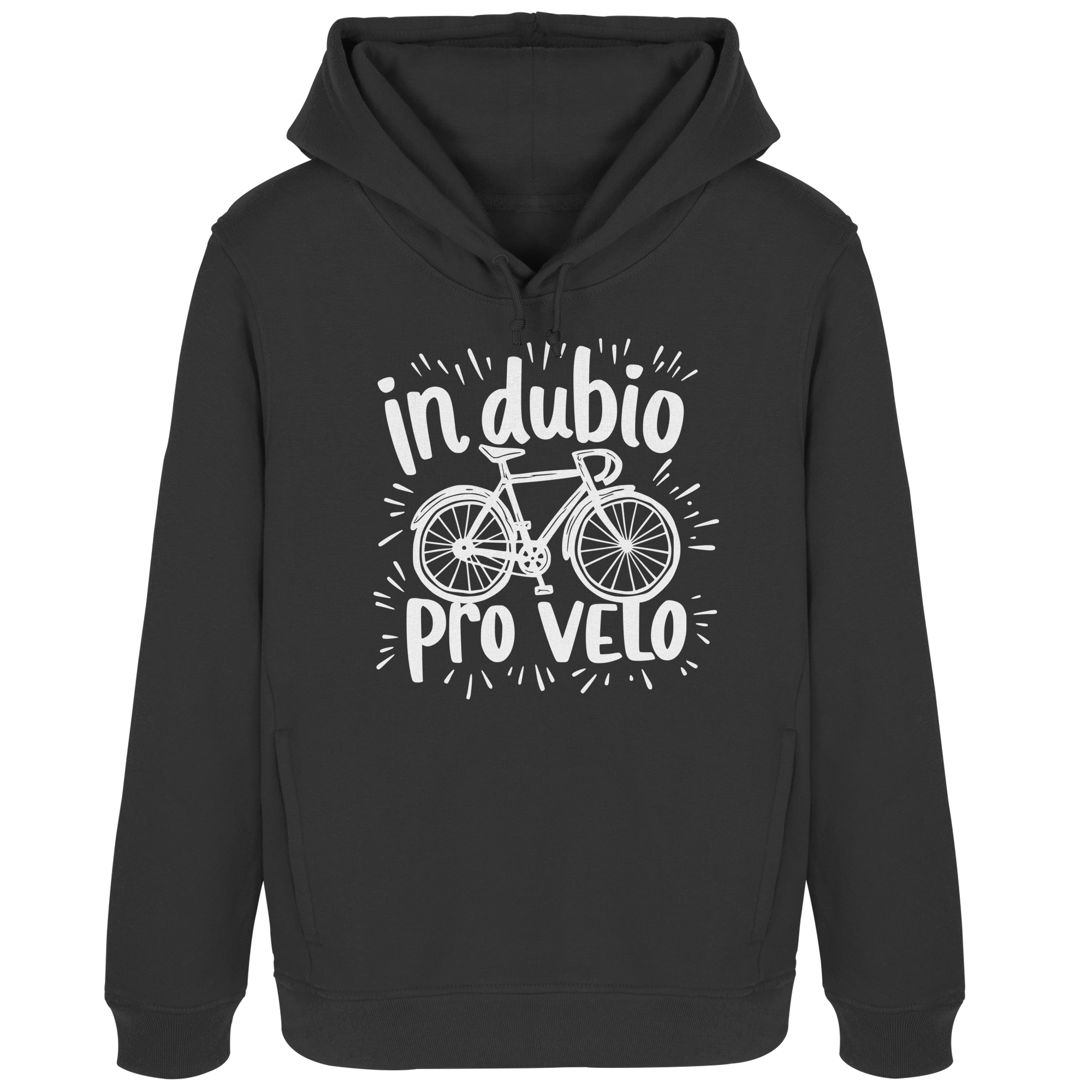 In dubio pro velo Fahrrad Spruch - Damen Bio Hoodie - Kiebitzdelle