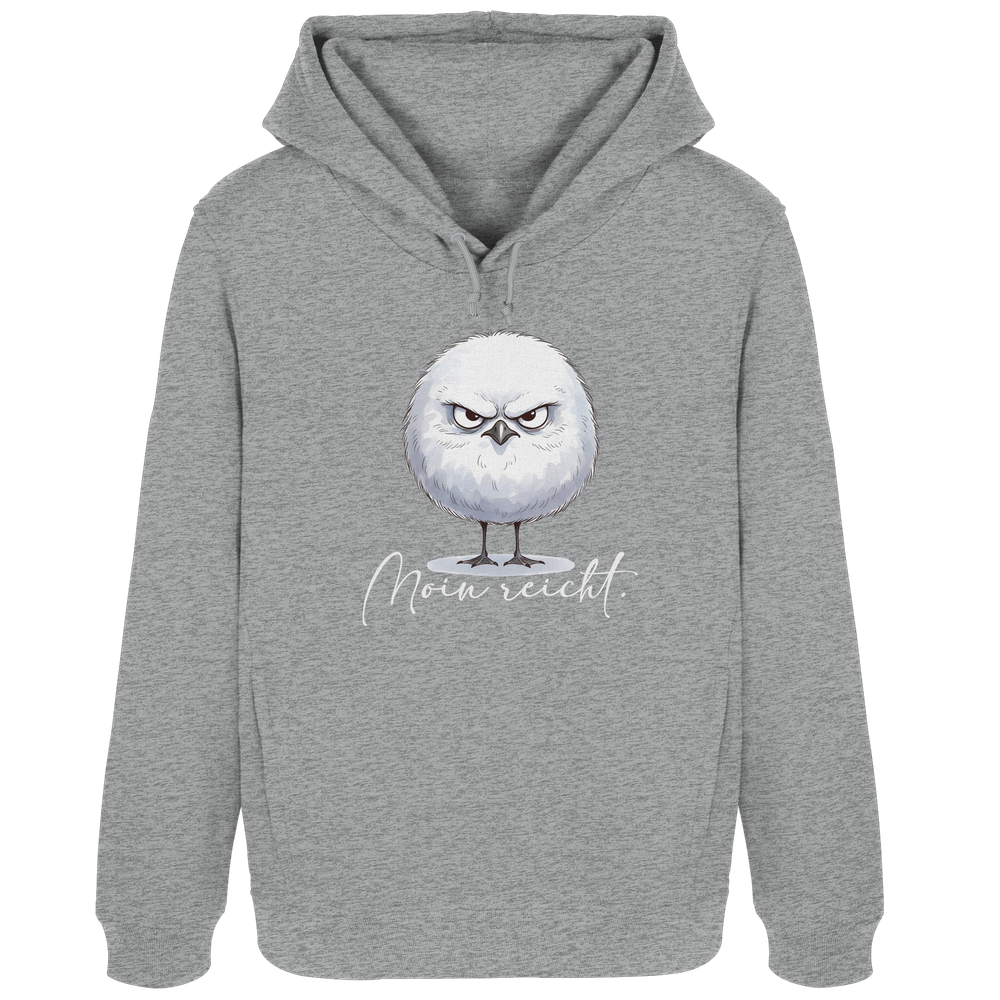 Moin reicht - Grimmige runde Möwe - Womens Organic Hoodie B&C