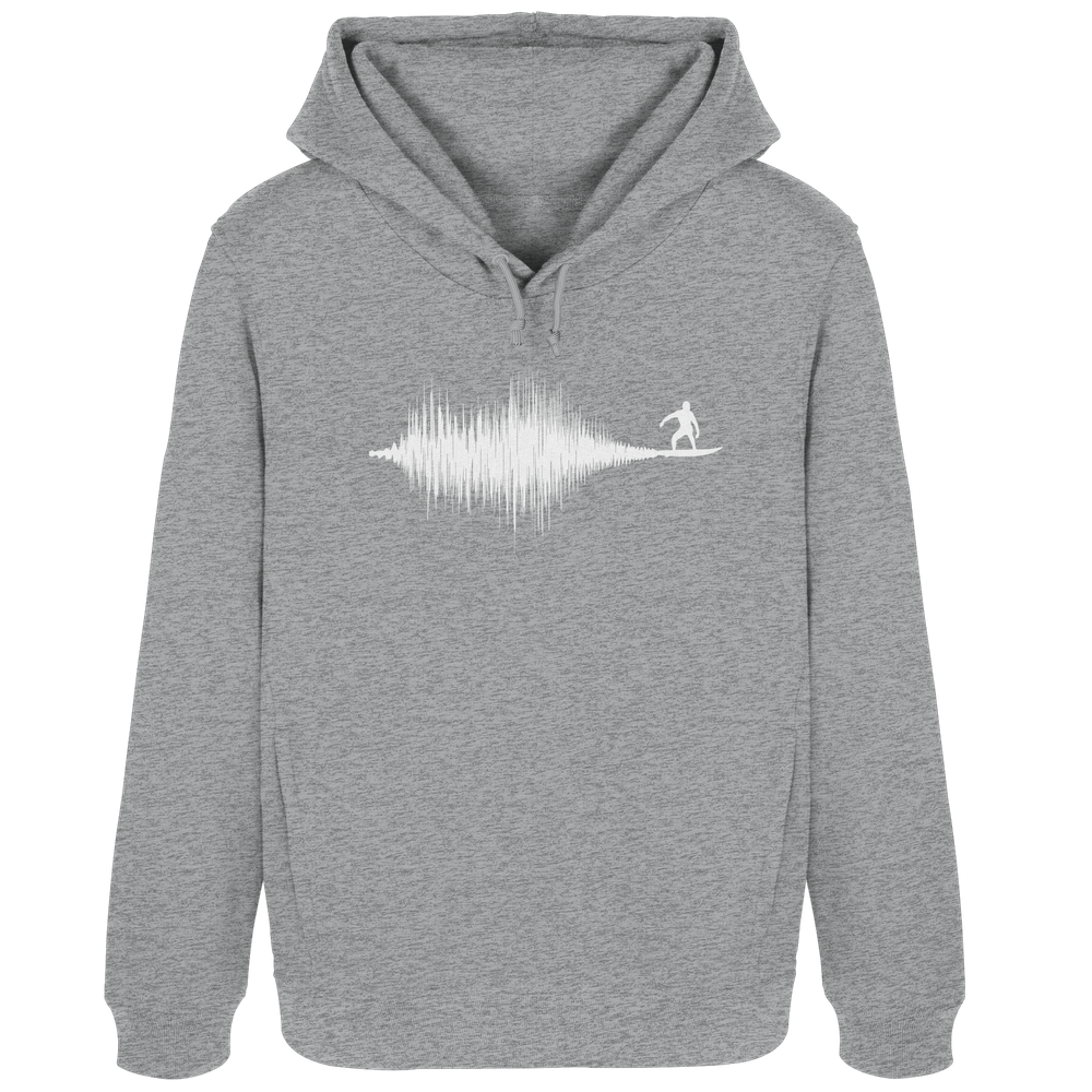 Soundwave Schallewelle Surfer Equilizer - Damen Bio Hoodie - Kiebitzdelle
