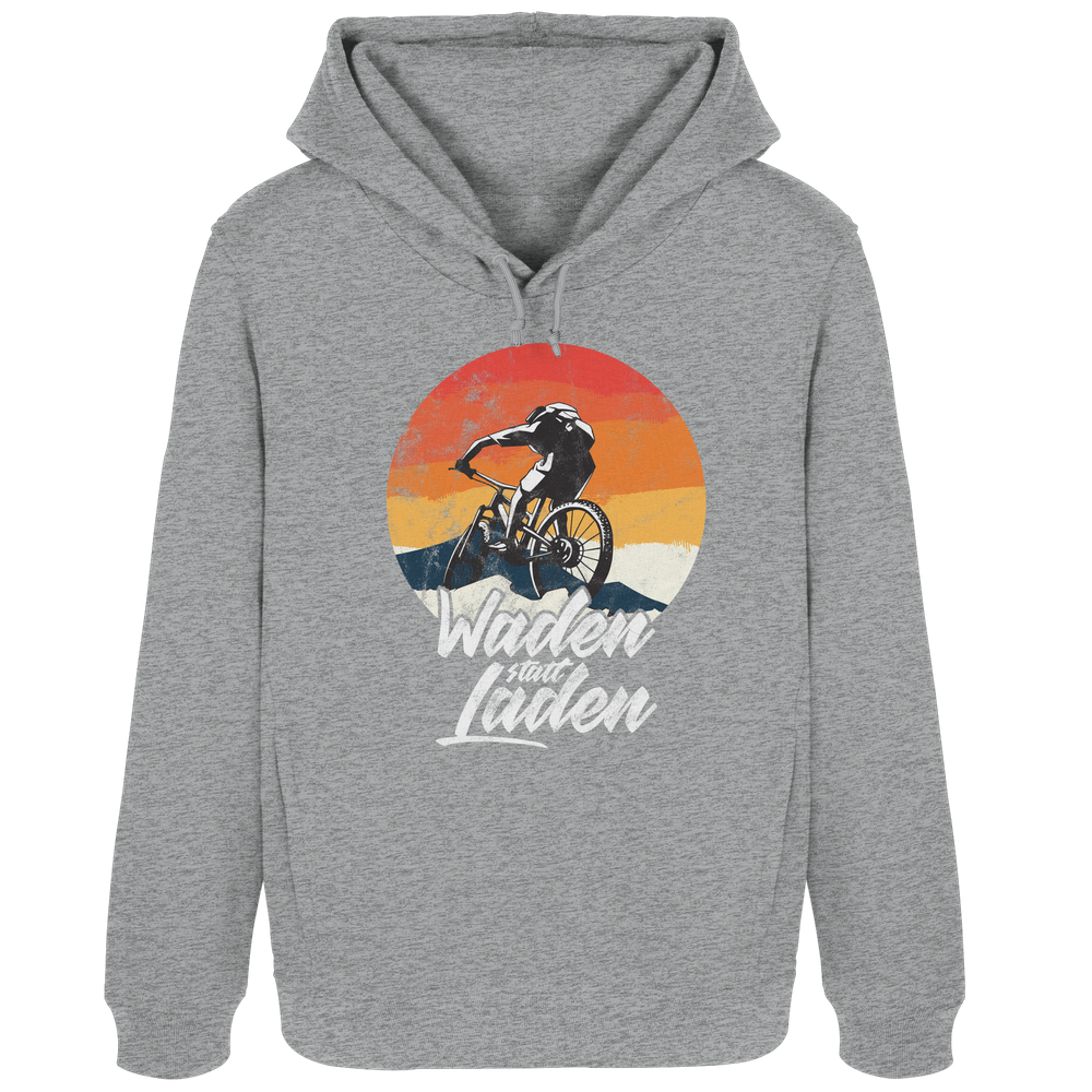 Waden statt Laden Fahrrad E-Bike Radtrikot - Damen Bio Hoodie - Kiebitzdelle
