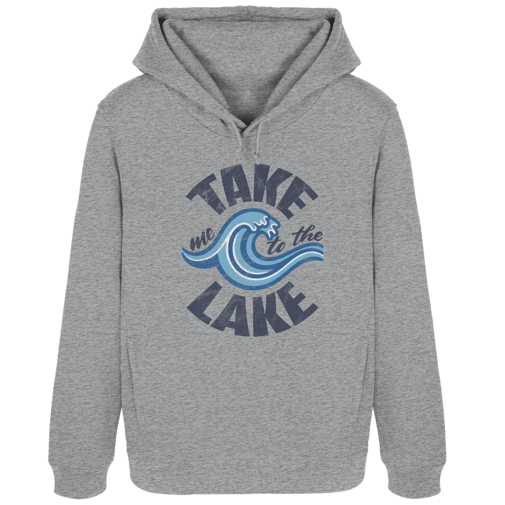 Take me to the Lake - Damen Bio Hoodie - Kiebitzdelle