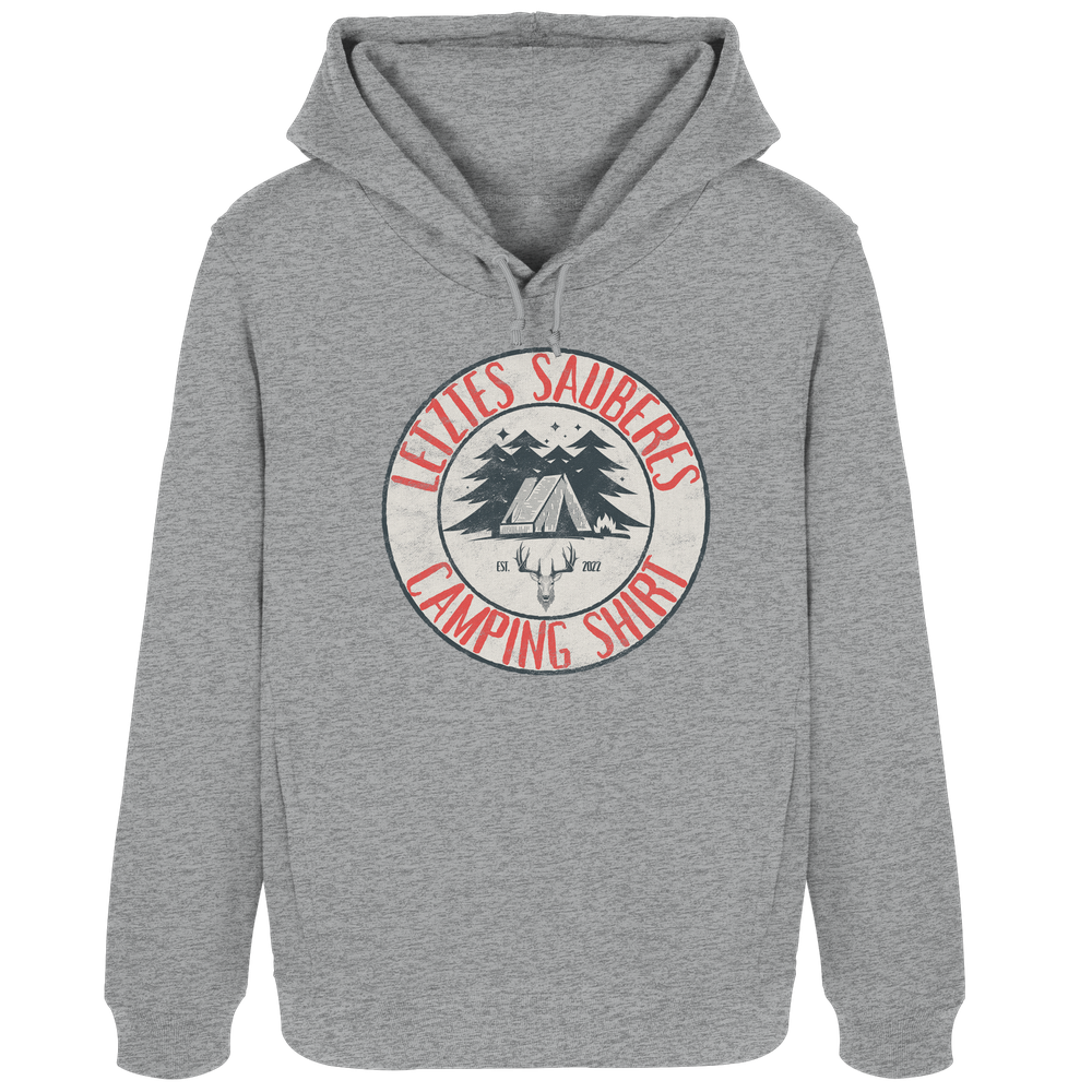 Letztes sauberes Camping Shirt - Damen Bio Hoodie - Kiebitzdelle