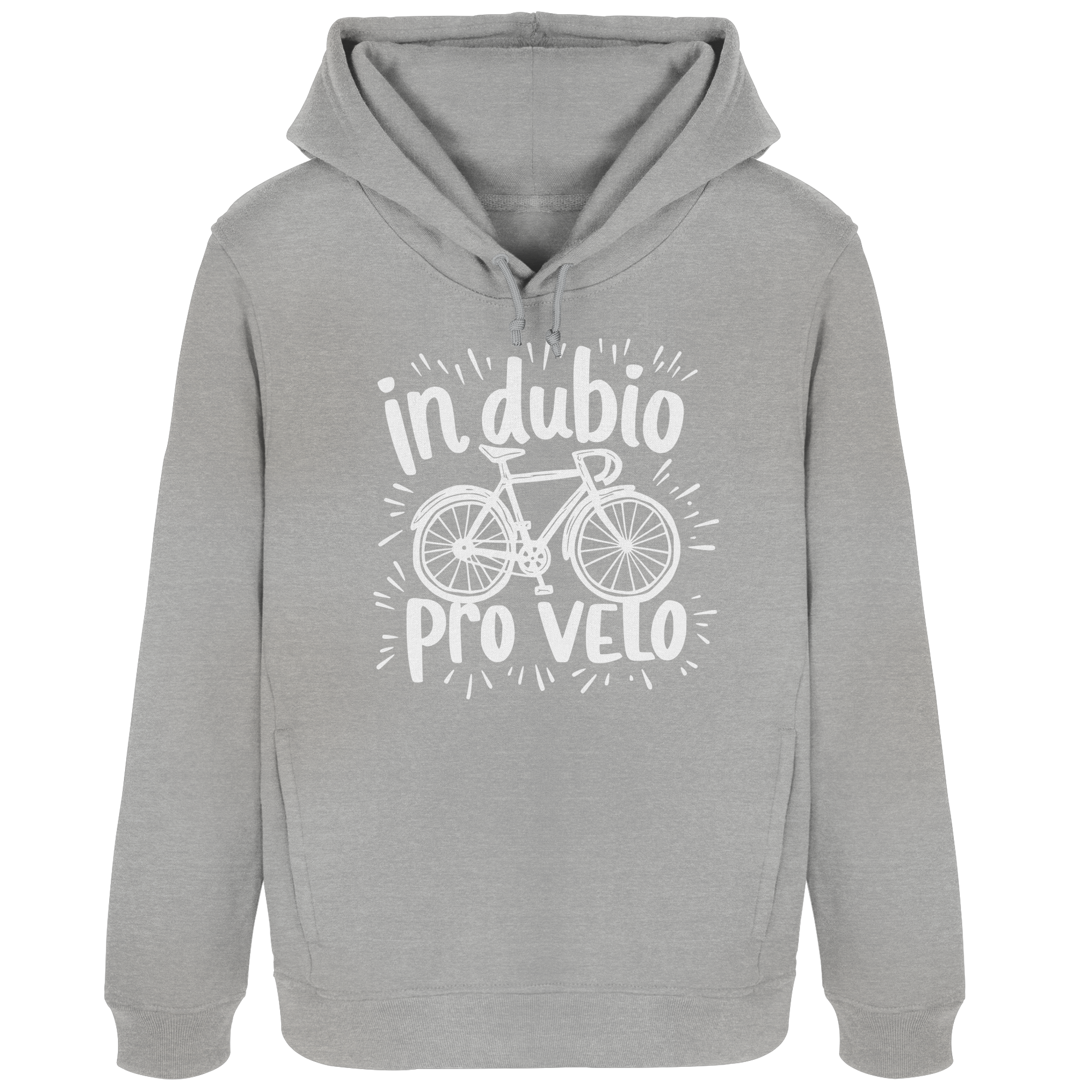 In dubio pro velo Fahrrad Spruch - Damen Bio Hoodie - Kiebitzdelle