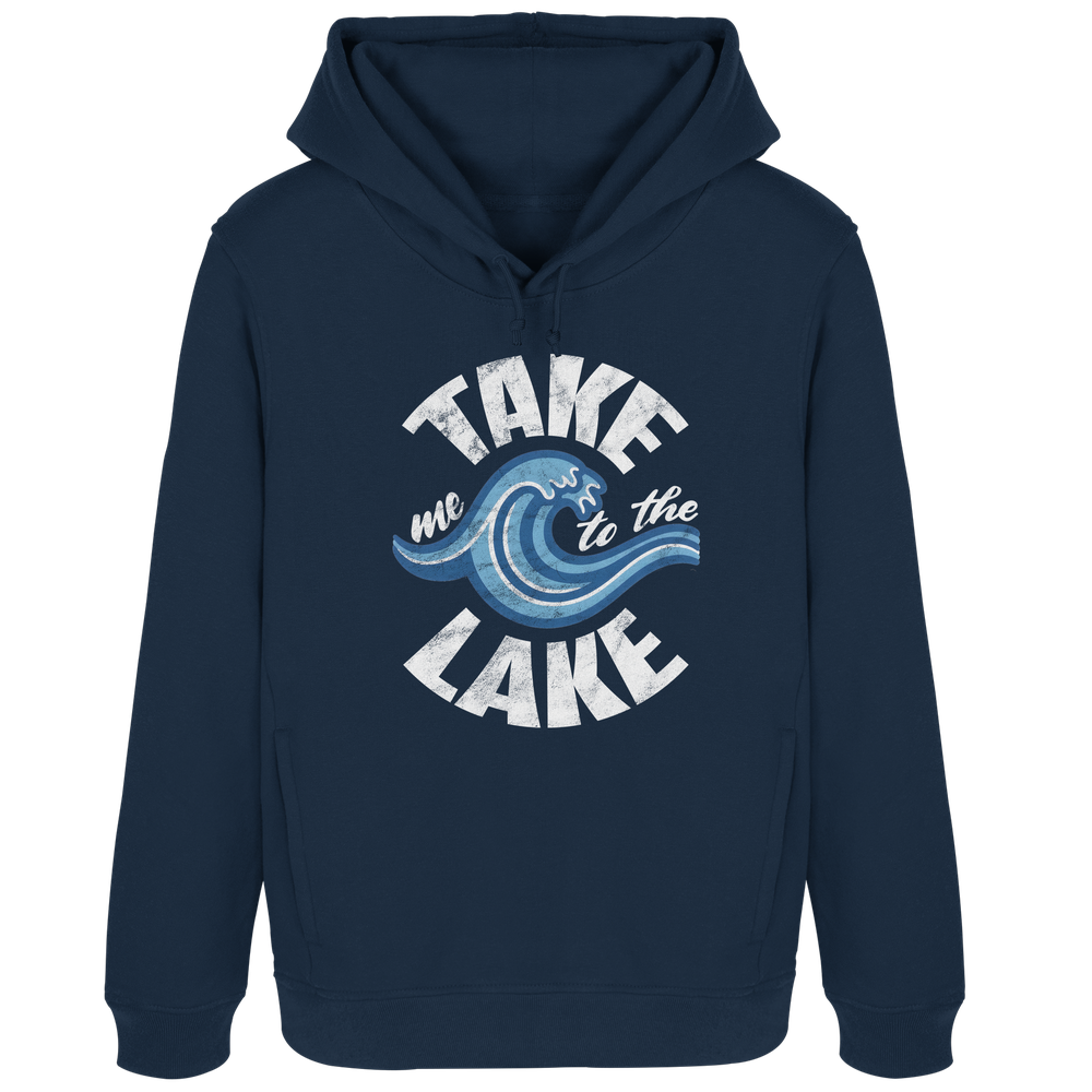 Take me to the Lake - Damen Bio Hoodie - Kiebitzdelle