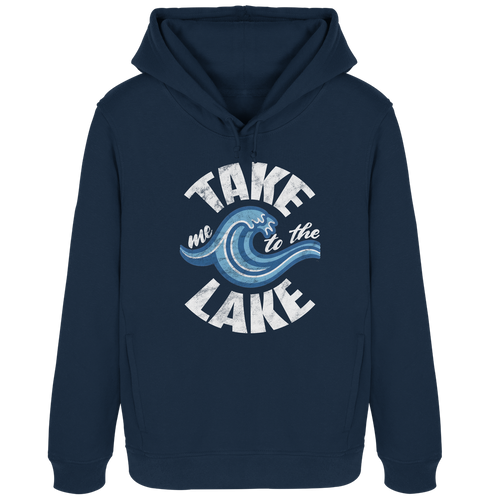 Take me to the Lake - Damen Bio Hoodie - Kiebitzdelle