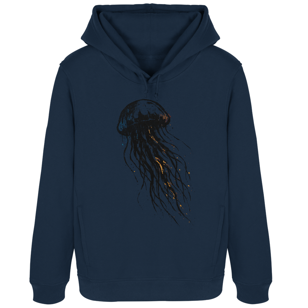 Street Art Qualle - Damen Bio Hoodie - Kiebitzdelle