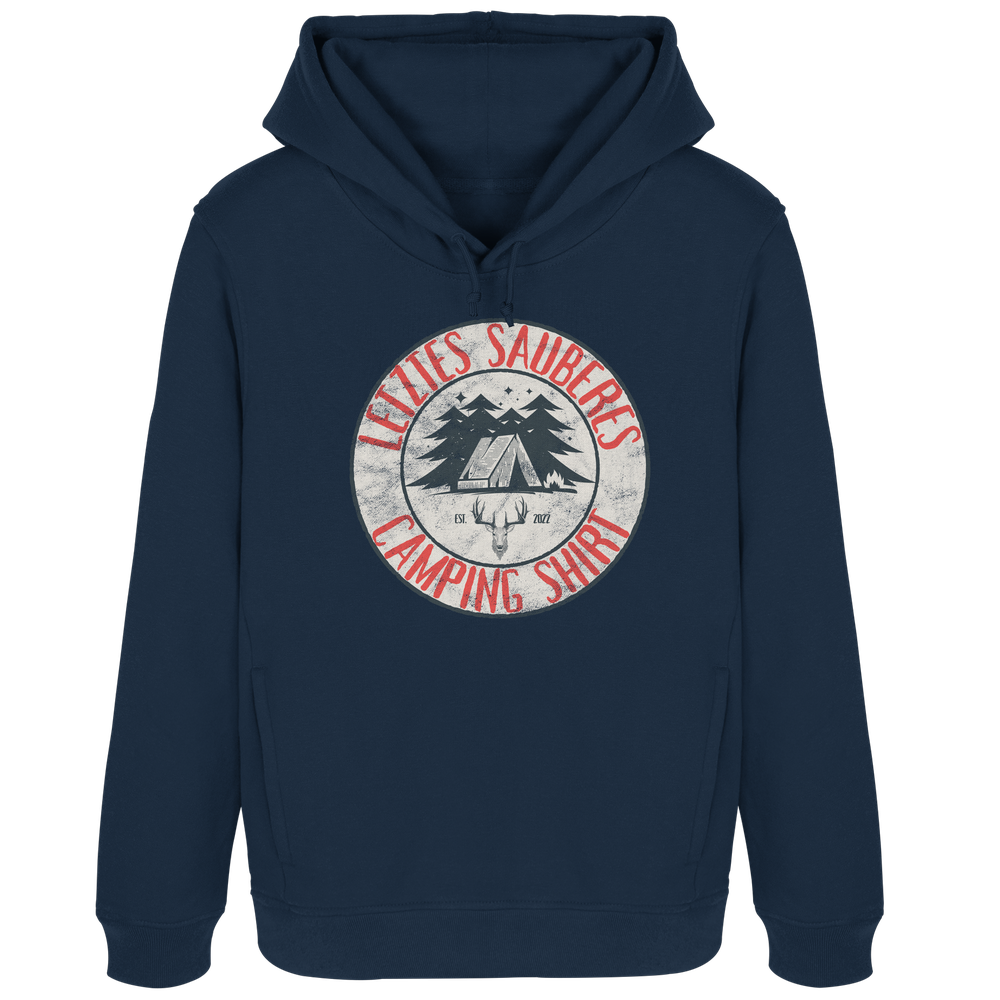 Letztes sauberes Camping Shirt - Damen Bio Hoodie - Kiebitzdelle