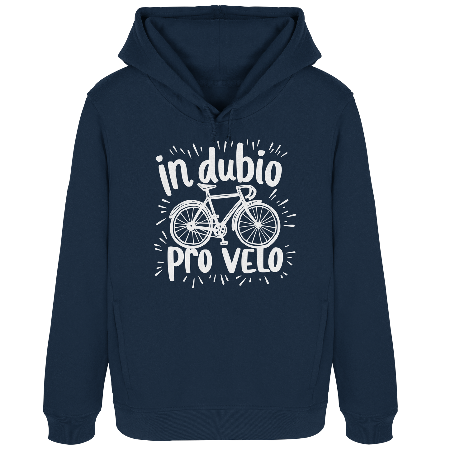 In dubio pro velo Fahrrad Spruch - Damen Bio Hoodie
