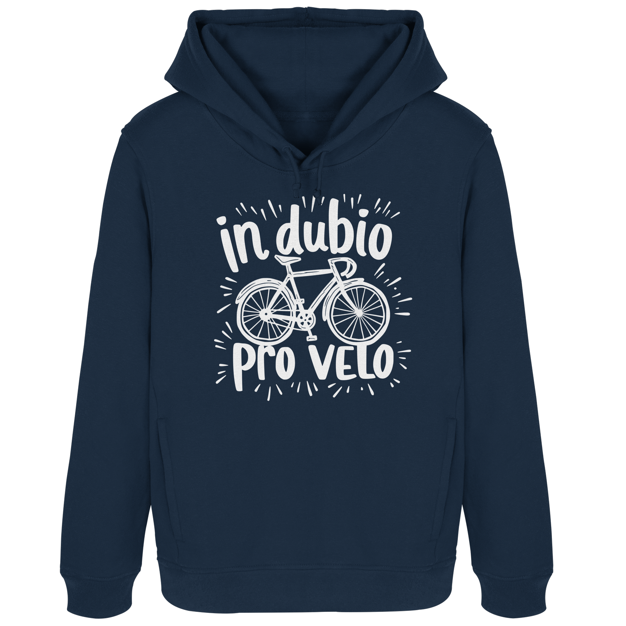 In dubio pro velo Fahrrad Spruch - Damen Bio Hoodie - Kiebitzdelle