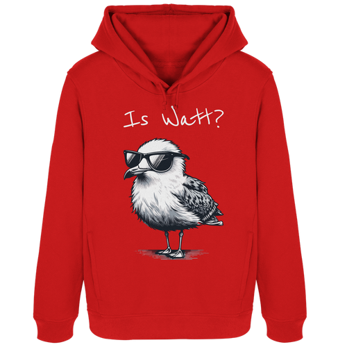Is Watt Coole Möwe - Damen Bio Hoodie - Kiebitzdelle