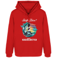 Steife Brise das ist Kuschelwetter Nordsee Spruch - Damen Bio Hoodie - Kiebitzdelle