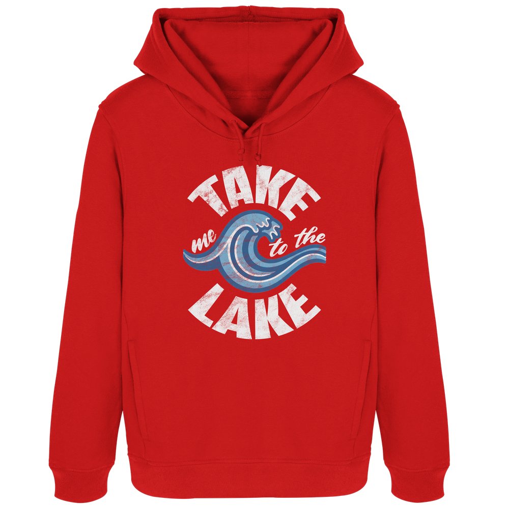 Take me to the Lake - Damen Bio Hoodie - Kiebitzdelle