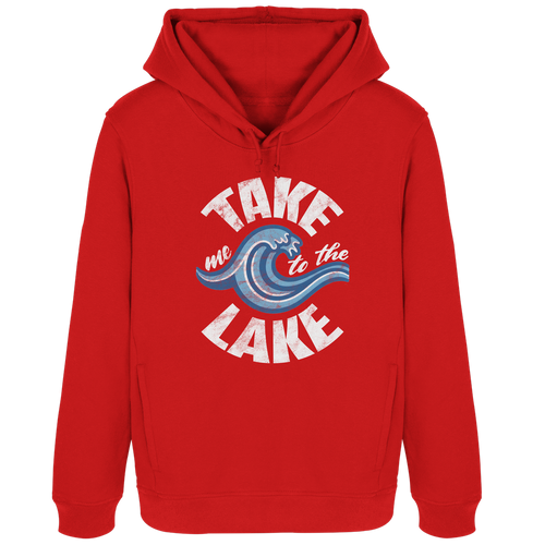 Take me to the Lake - Damen Bio Hoodie - Kiebitzdelle