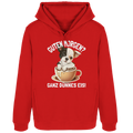 Guten Morgen Ganz dünnes Eis Hund Kaffeetasse - Damen Bio Hoodie - Kiebitzdelle