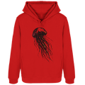 Street Art Qualle - Damen Bio Hoodie - Kiebitzdelle