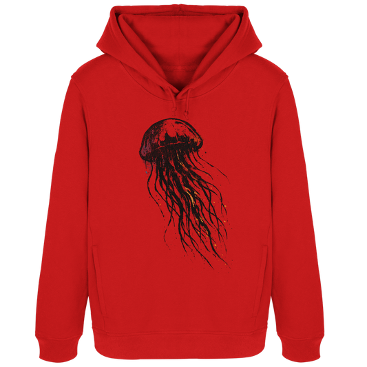 Street Art Qualle - Damen Bio Hoodie