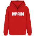 Moin Spruch mit Herz Anker - Damen Bio Hoodie - Kiebitzdelle