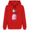 Möwe auf Zuckerwatte - Damen Bio Hoodie - Kiebitzdelle