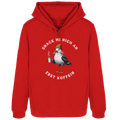 Snack mi nich an erst Koffein Möwe Spruch - Damen Bio Hoodie - Kiebitzdelle