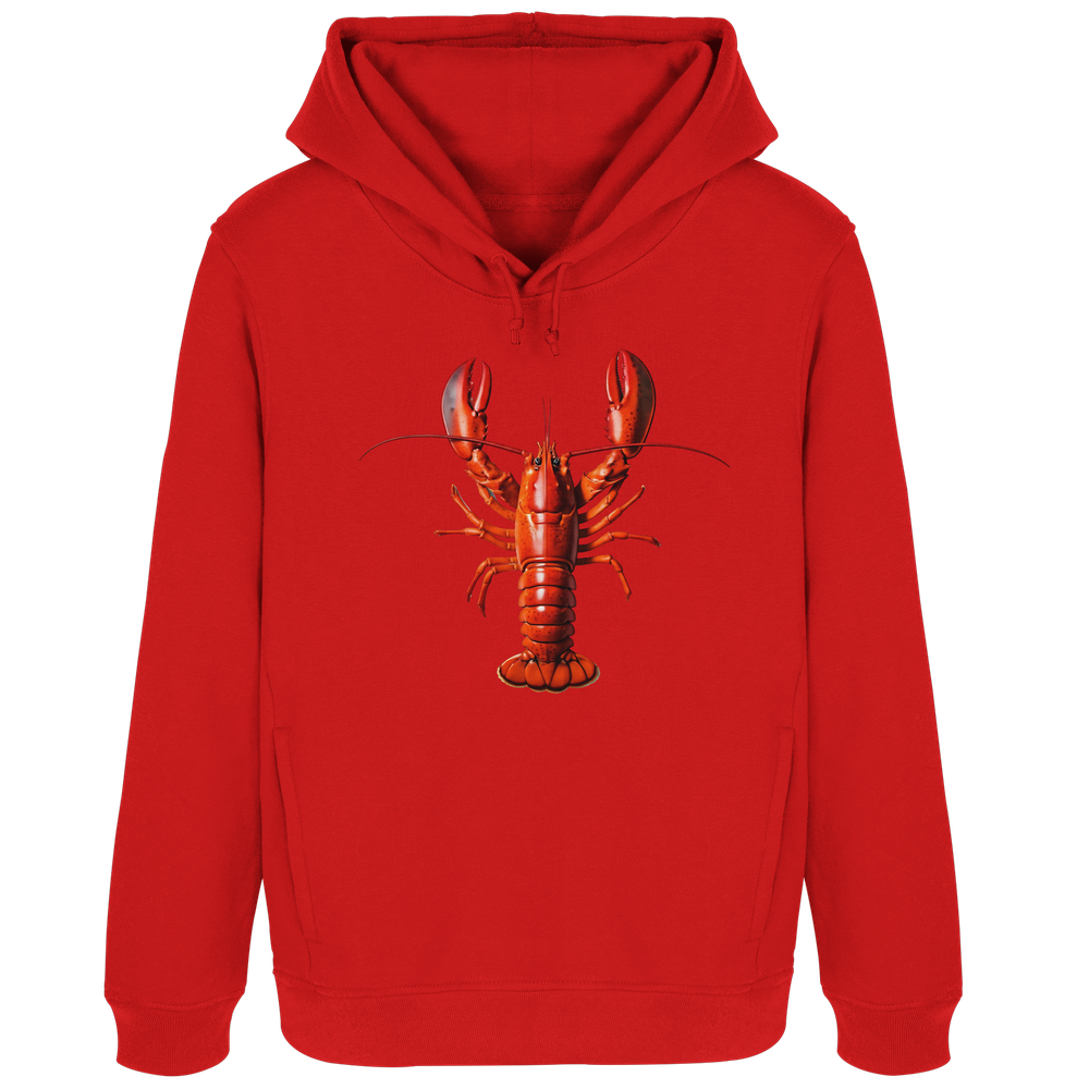 Roter Hummer - Damen Bio Hoodie - Kiebitzdelle