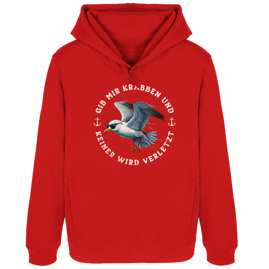 Gib mir Krabben und keiner wird verletzt - Damen Bio Hoodie