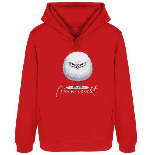 Moin reicht - Grimmige runde Möwe - Womens Organic Hoodie B&C