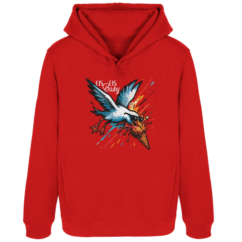 Eis Eis Baby Eisdieb Möwe - Damen Bio Hoodie - Kiebitzdelle
