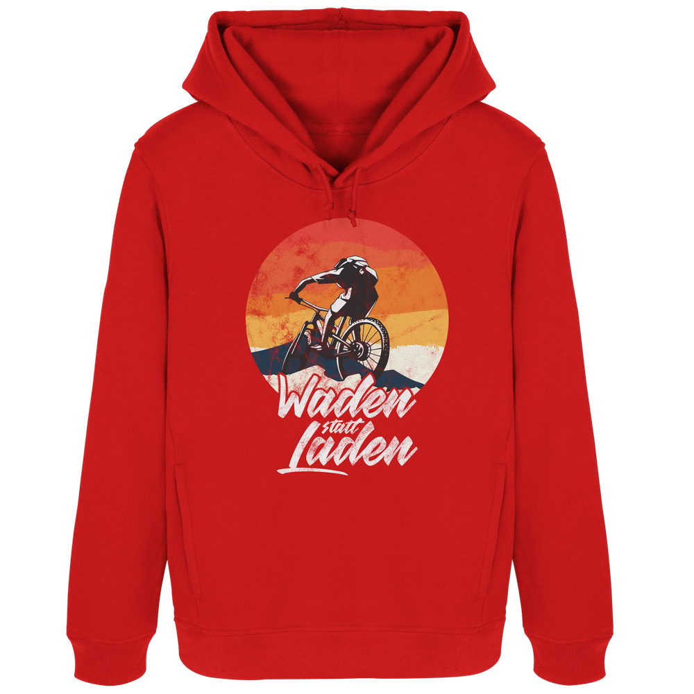 Waden statt Laden Fahrrad E-Bike Radtrikot - Damen Bio Hoodie - Kiebitzdelle