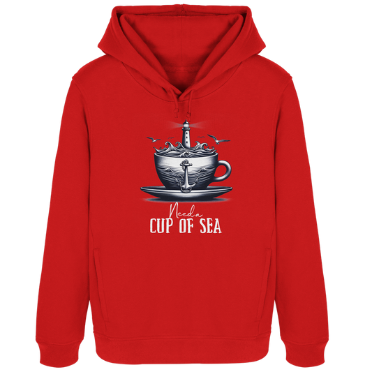 Need a cup of sea - Damen Bio Hoodie