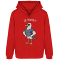 Is Watt Starke Möwe mit lustigem Spruch - Damen Bio Hoodie - Kiebitzdelle