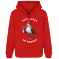 Mein Anker am Morgen Kaffee Möwe - Damen Bio Hoodie - Kiebitzdelle