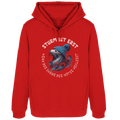 Sturm ist erst wenn die Robbe die Mütze verliert - Damen Bio Hoodie - Kiebitzdelle