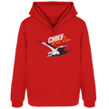 Chief of the Pier Chef Möwe mit Sonnenbrille - Damen Bio Hoodie - Kiebitzdelle