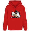 Möwe Küken mit Eis Street Art - Damen Bio Hoodie - Kiebitzdelle