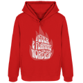 Feuer und Flamme für den Norden - Damen Bio Hoodie - Kiebitzdelle