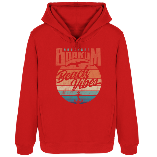 Borkum Beach Vibes - Damen Bio Hoodie