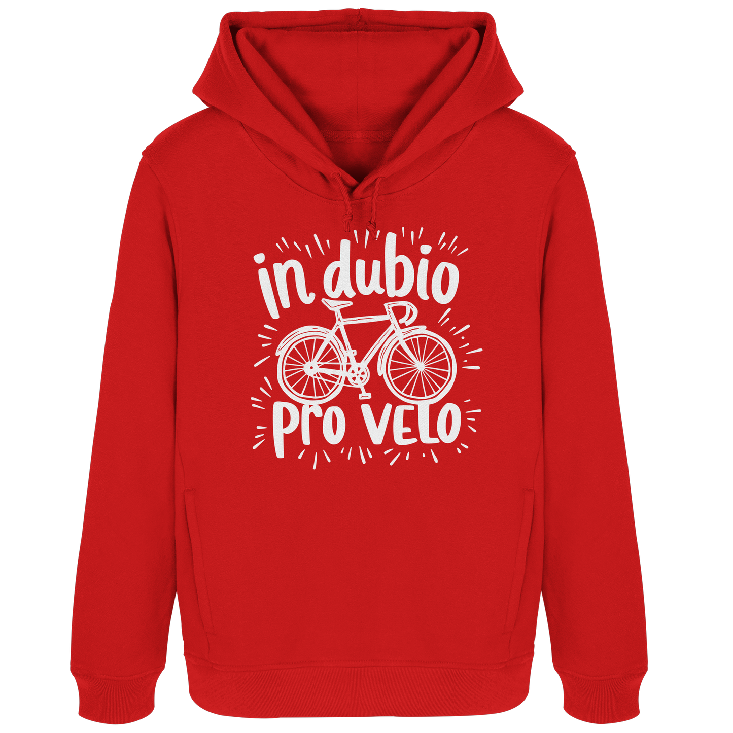 In dubio pro velo Fahrrad Spruch - Damen Bio Hoodie