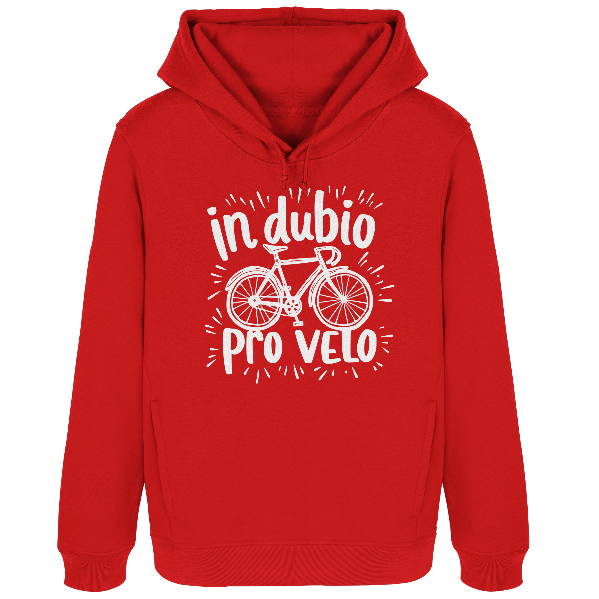 In dubio pro velo Fahrrad Spruch - Damen Bio Hoodie - Kiebitzdelle