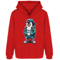 Hipster Pinguin Waddle On - Damen Bio Hoodie - Kiebitzdelle