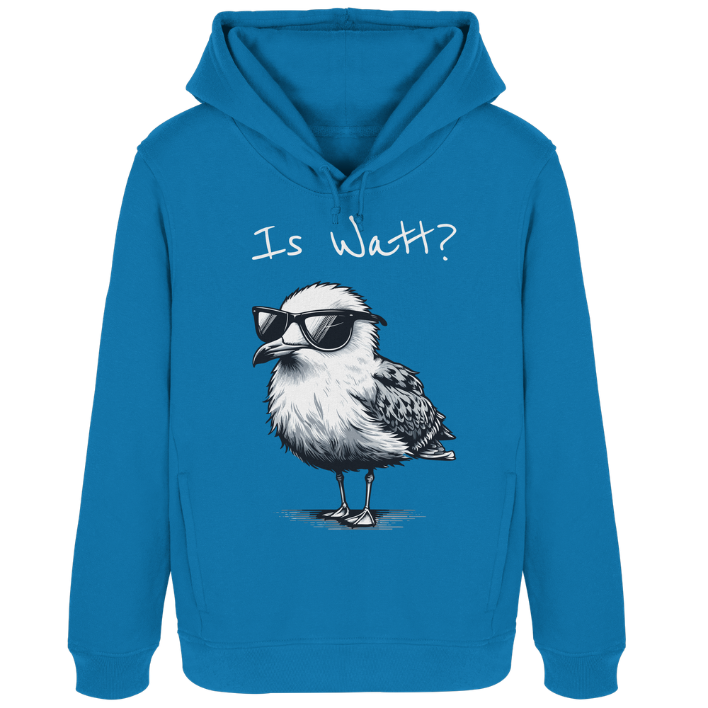 Is Watt Coole Möwe - Damen Bio Hoodie - Kiebitzdelle