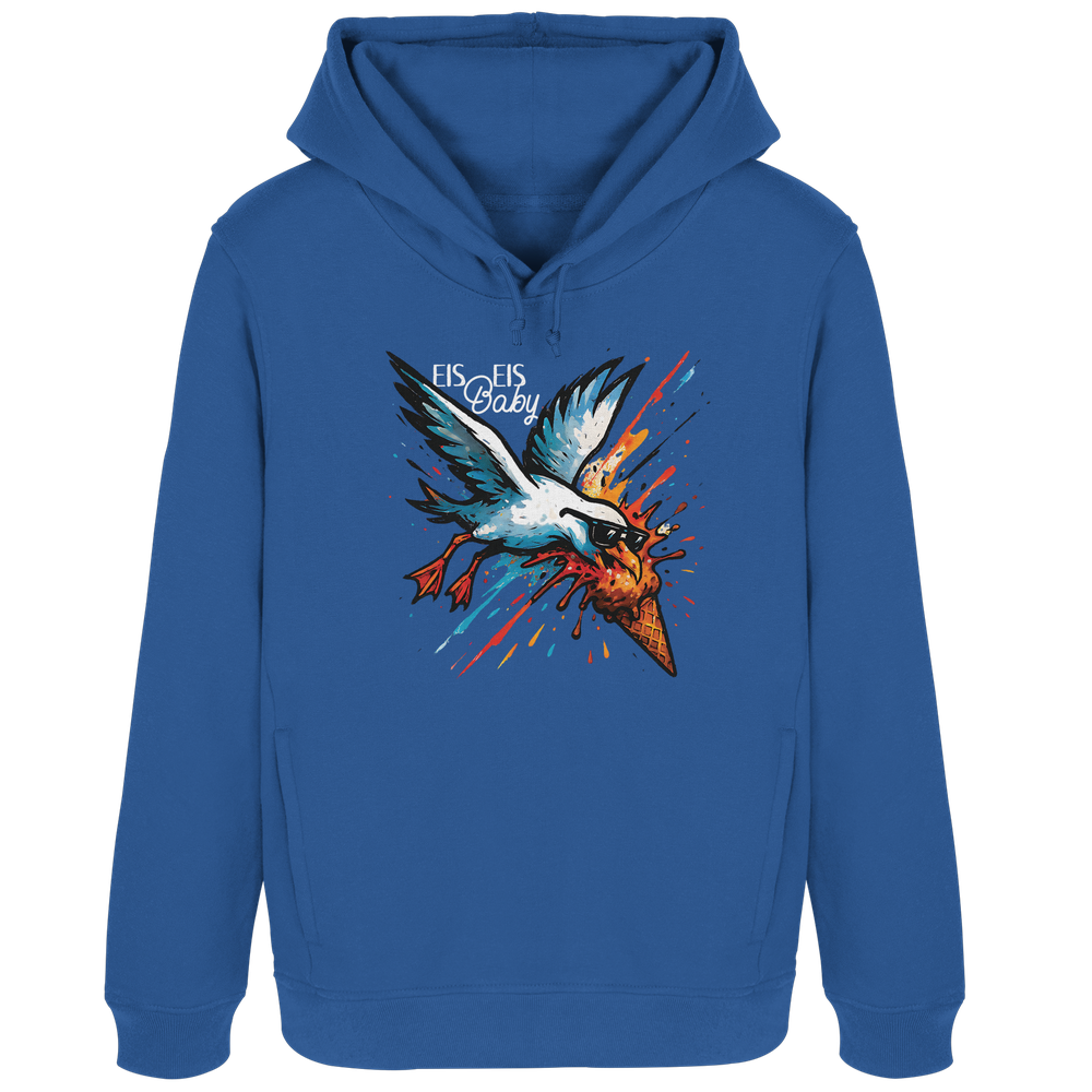 Eis Eis Baby Eisdieb Möwe - Damen Bio Hoodie - Kiebitzdelle