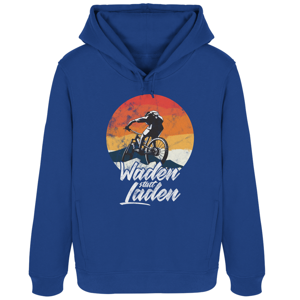 Waden statt Laden Fahrrad E-Bike Radtrikot - Damen Bio Hoodie - Kiebitzdelle