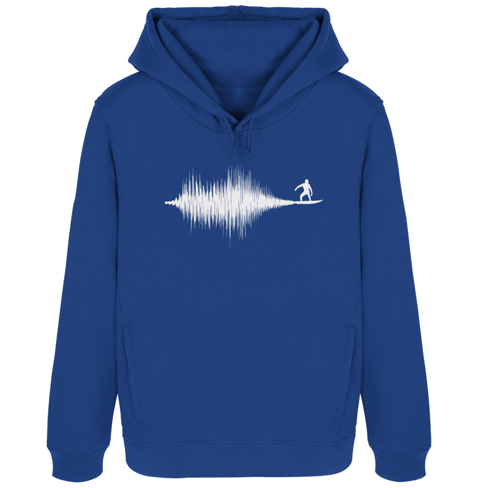 Soundwave Schallewelle Surfer Equilizer - Damen Bio Hoodie - Kiebitzdelle