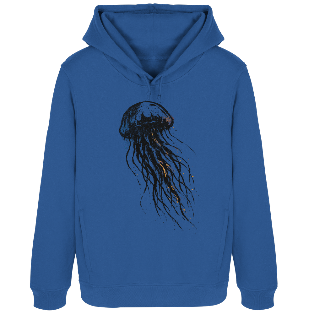 Street Art Qualle - Damen Bio Hoodie - Kiebitzdelle