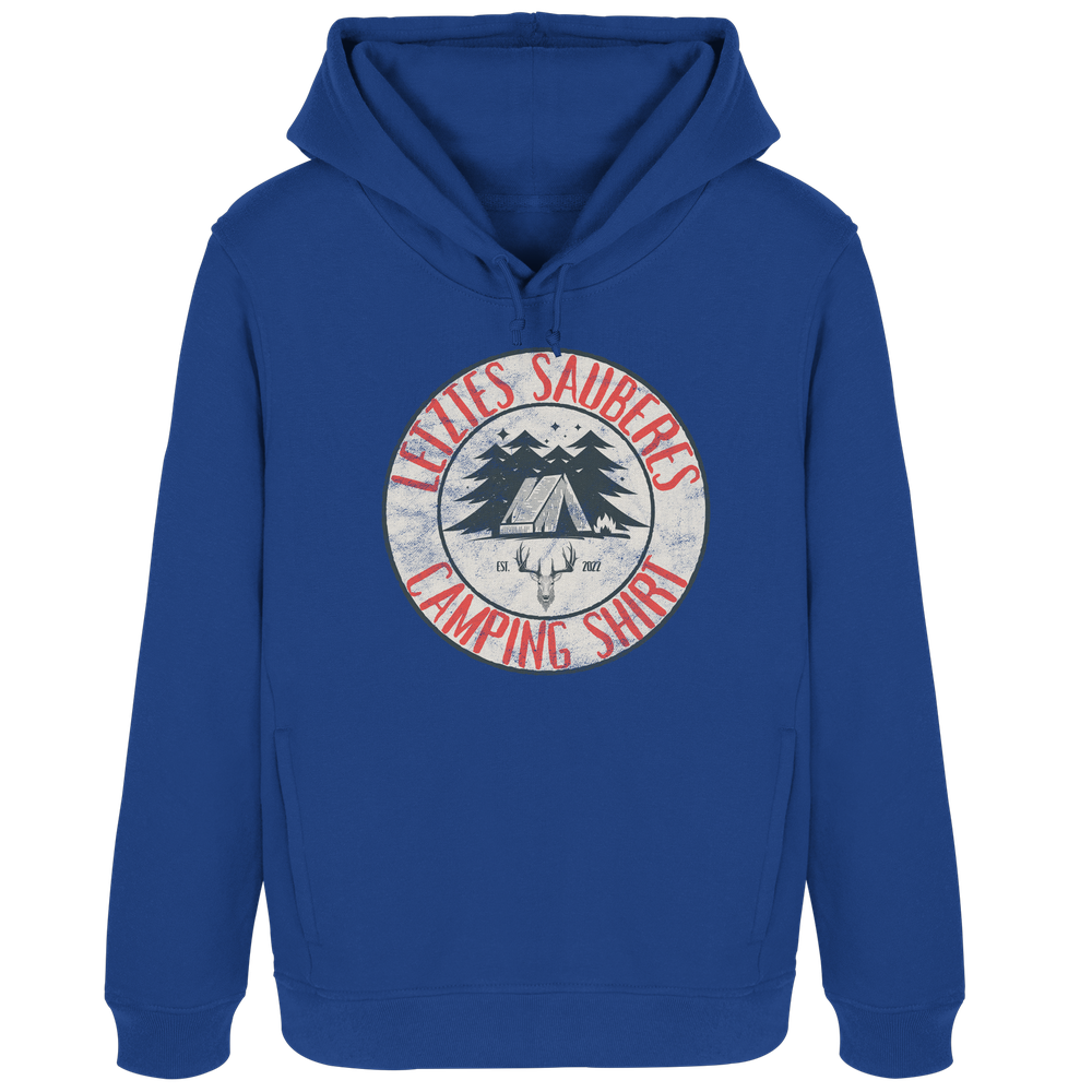 Letztes sauberes Camping Shirt - Damen Bio Hoodie - Kiebitzdelle