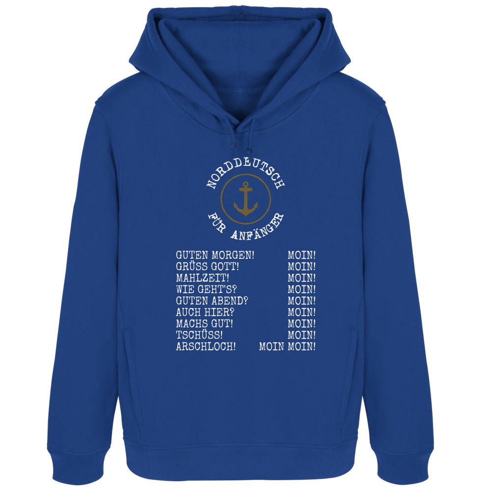 Norddeutsch für Anfänger - Damen Bio Hoodie - Kiebitzdelle
