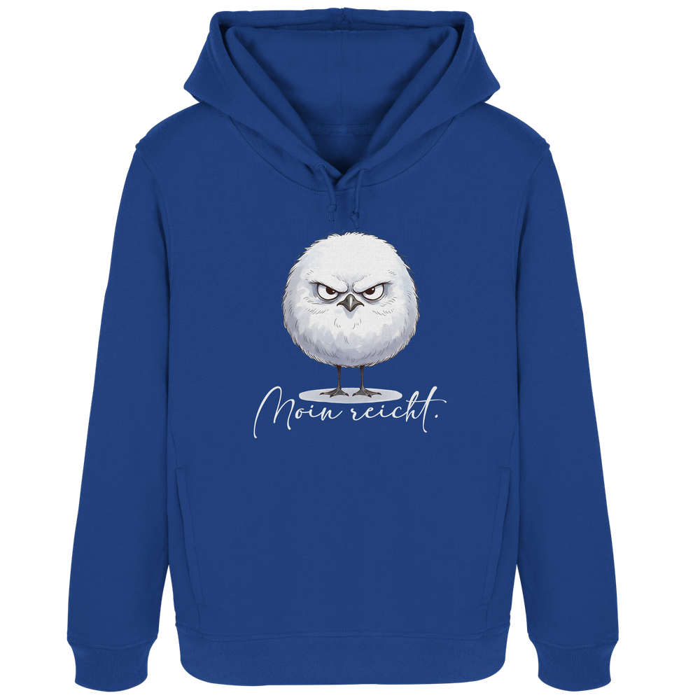 Moin reicht - Grimmige runde Möwe - Womens Organic Hoodie B&C