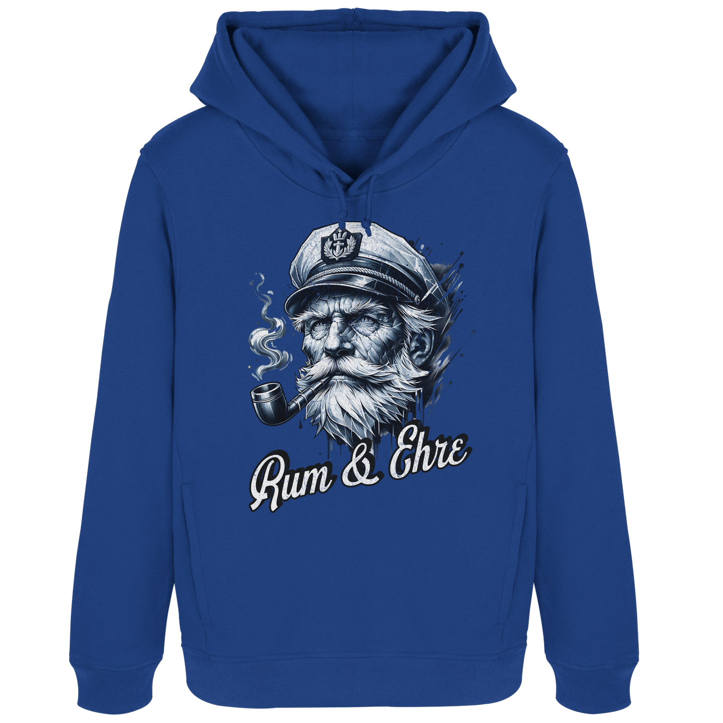 Rum und Ehre Kapitän - Damen Bio Hoodie
