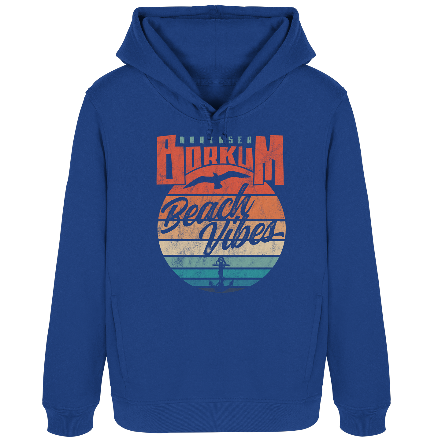 Borkum Beach Vibes - Damen Bio Hoodie